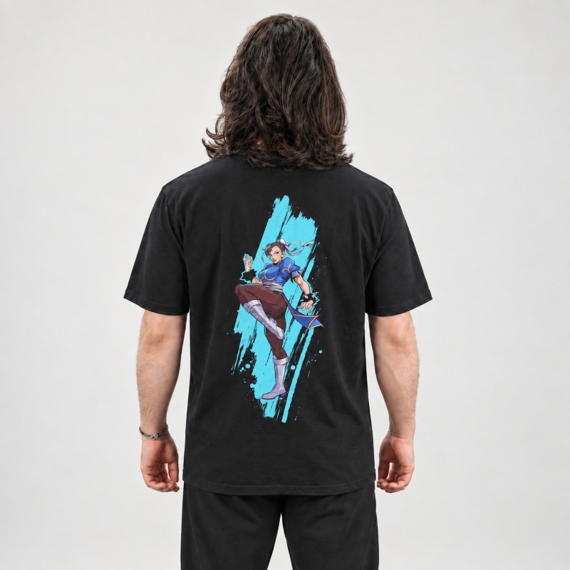 First Lady Tee — UFA × Capcom, back