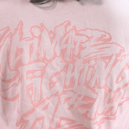 T-shirt Pink Edition — UFA 2026, détail du tag dans le dos