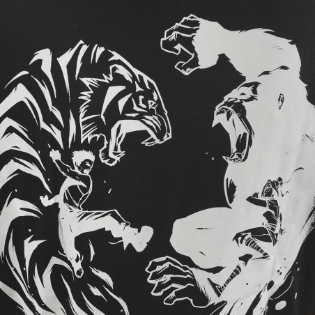 Tiger × Gorilla Tee — UFA 2025, artwork detail
