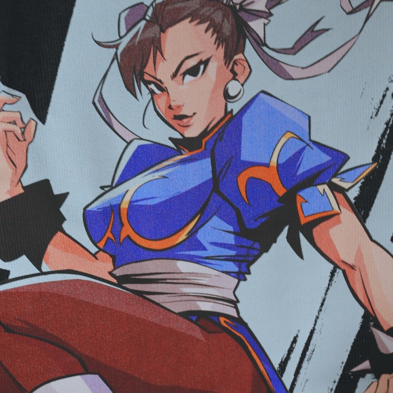 First Lady Tee — UFA × Capcom, Chun-Li artwork detail